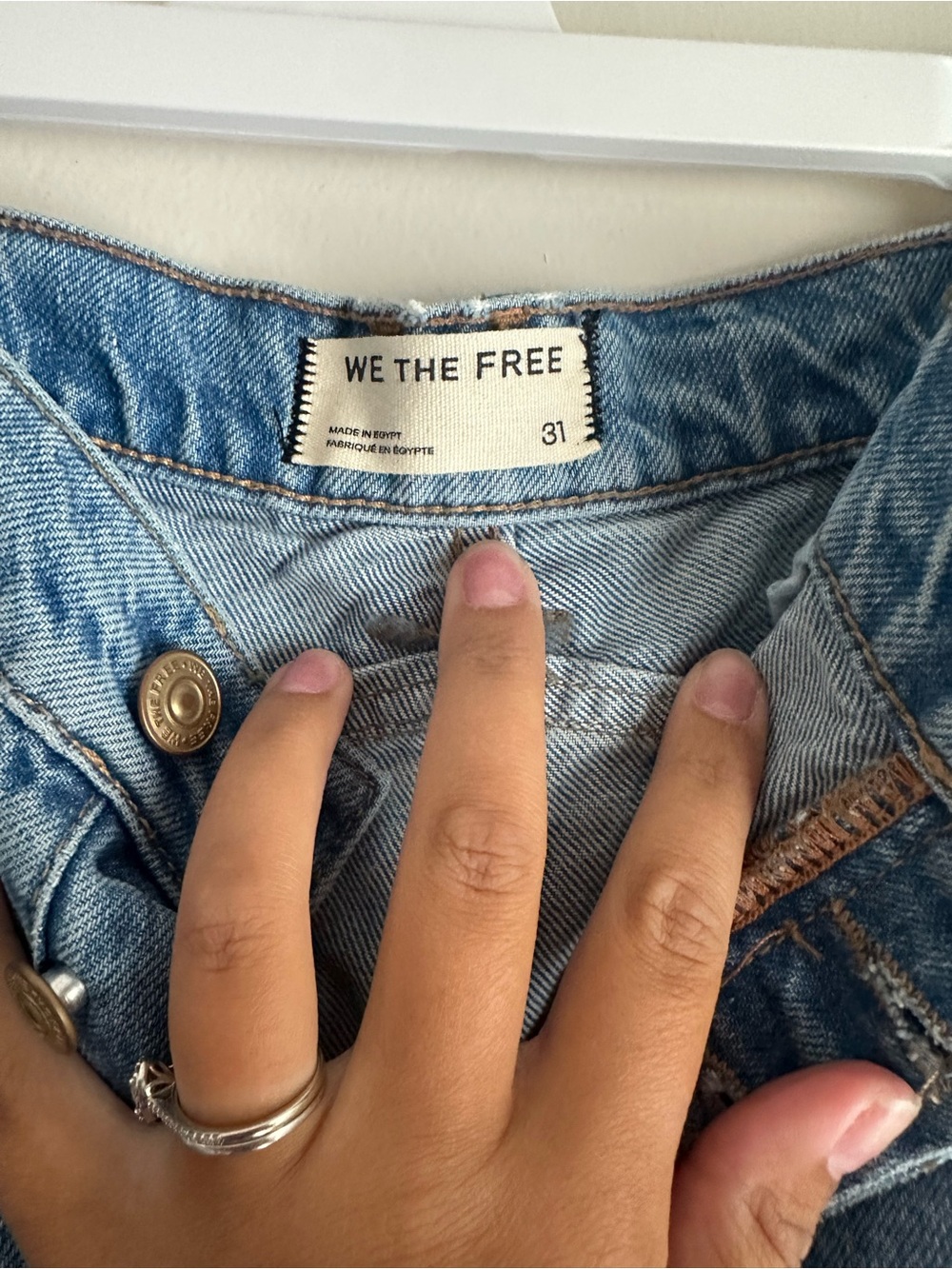 We The Free Good Luck Mid-Rise Barrel Jeans - Picture 2 of 4
